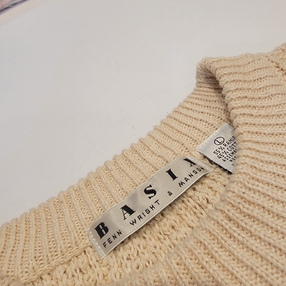 Fenn Wright & Manson Basix Vintage Sweater Size Large Oversized Drop Shoulder - Picture 5 of 14